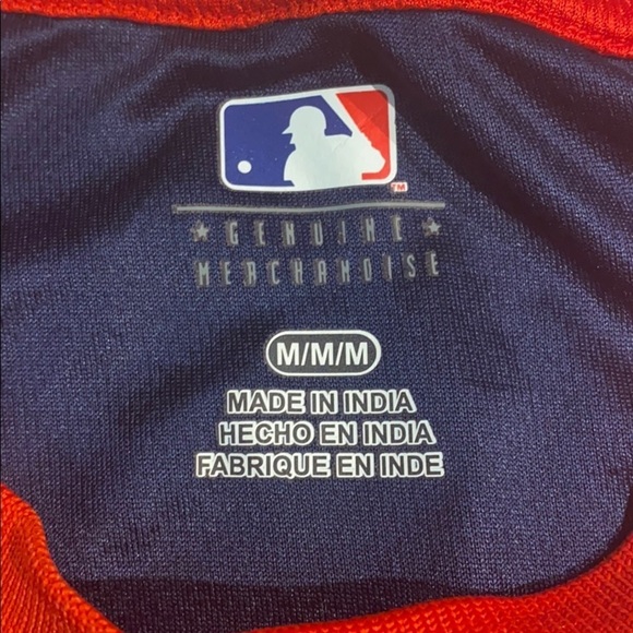 NWT Genuine Merchandise Boston Red Sox Short Sleeve Baseball Jersey Size Medium - Picture 7 of 9